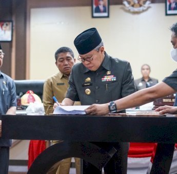 DPRD-Pemkot Tandatangani Rekomendasi atas LKPj Wali Kota Parepare Tahun Anggaran 2022