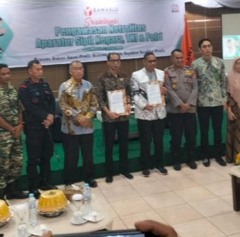 Hadiri Sosialisasi Netralitas Pemilu, Ini Harapan Pangerang Rahim kepada ASN, TNI dan Polri di Parepare