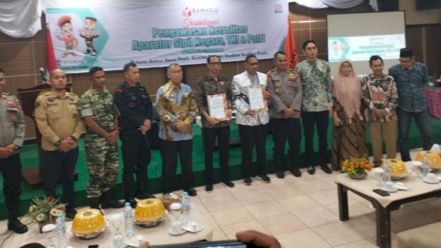 Hadiri Sosialisasi Netralitas Pemilu, Ini Harapan Pangerang Rahim kepada ASN, TNI dan Polri di Parepare