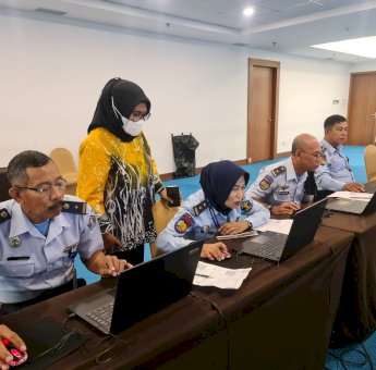 Tinjau Uji Kompetensi dan Potensi ASN Kanwil Kemenkumham Sulsel, Indah Harap Ini
