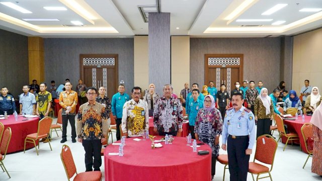 Direktorat Jenderal Pemasyarakatan melaksanakan rapat koordinasi pembentukan Rumah Singgah Griya Abhipraya di Sulawesi Selatan yang berlangsung di Hotel Novena Watampone, kemarin. (Dok. Humas Kanwil Kemkumham Sulsel)