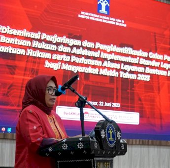 Kanwil Kemenkumham Sulsel Dorong Kinerja OBH Dalam Pemberian Bantuan Hukum Gratis Bagi Warga Miskin