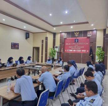 Tim Kemenkumham Sulsel Beri Pendampingan Penyusunan Laporan SPIP dan Manajemen Risiko ke BHP Makassar