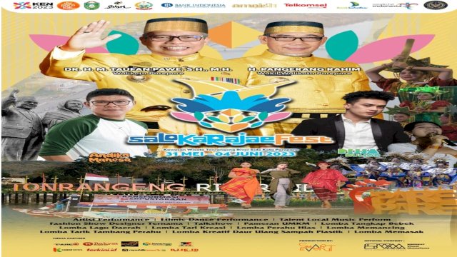 Event Nasional ‘Salo Karajae’ 2023 Resmi Dibuka, Ini Kata Walikota Taufan Pawe