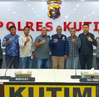 AJKT Hadiri Vidcon di Polres Kutim: Jurnalis Harus Objektif