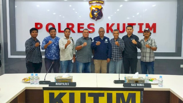 AJKT Hadiri Vidcon di Polres Kutim: Jurnalis Harus Objektif