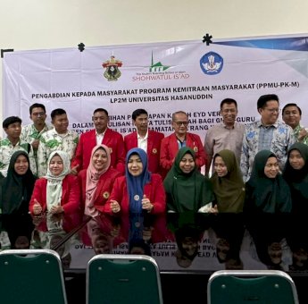 Para Guru Ponpes Showatul Is&rsquo;ad Pangkep Terima Ilmu dari Unhas