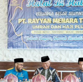 Bupati Soppeng Andi Kaswadi Apresiasi Halal Bi Halal PT Rayyan Menara