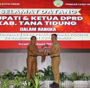 Bupati Kutim Terima Kunjungan Bupati dan Ketua DPRD Tana Tidung Kaltara