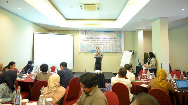 FGD Serikat Buruh Migran (SBMI) bekerjasama UNDP, Selasa (6/6/2023). (Istimewa)