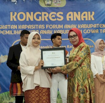 Duta Anak Kabupaten Gowa Wadah Suarakan Hak dan Partisipasi dalam Pembangunan Daerah