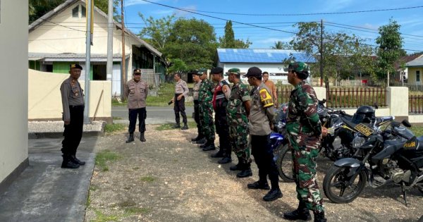 Antisipasi Gangguan Kamtibmas Jelang Pemilu 2024 di Selayar, TNI &#8211; Polri Gelar Patroli Sambang Desa