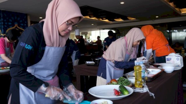 20 BUMN se-Makassar ikuti kegiatan Masak menggunakan Kompor Induksi.