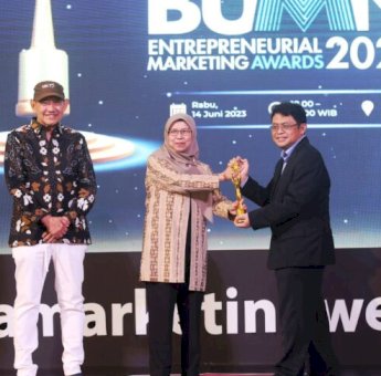 PLN Jadi Best of The Best Company di Ajang BUMN Entrepreneurial Marketing Awards 2023