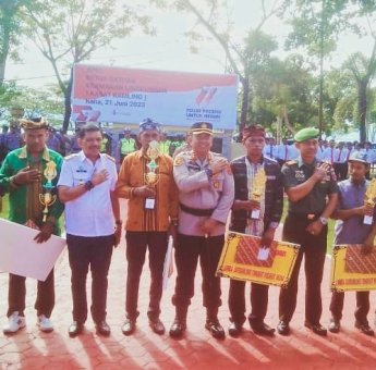 Gelar Apel Kasat Kamling, Sekda Muna Apresiasi Langkah Pihak Kepolisian