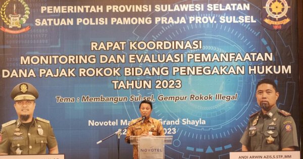 Pemprov Sulsel Akan Tindak Tegas Penjual dan Importir Rokok Ilegal