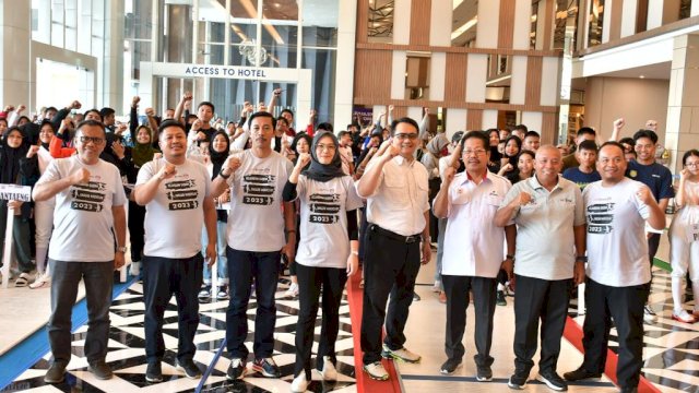 Pengurus IKASI Sulsel kembali menggelar Kejurda Anggar 2023 yang diikuti sekitar 135 atlet dari berbagai daerah yang berlangsung di Mall Phinisi Point Makassar, kemarin. (Dok. IKASI Sulsel)