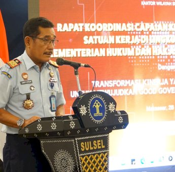 Per Juni 2023, Realisasi Anggaran Kanwil Kemenkumham Sulsel 51,27 Persen