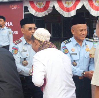 Iduladha, Lapas Kelas IIA Parepare Kurban Tiga Ekor Sapi
