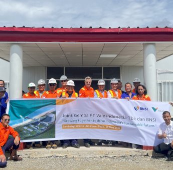 Tinjau Proyek Sambalagi, Direktur PT Vale Tekankan Ruang Aman Bagi Pekerja