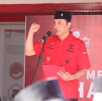Peringati Momentum Hari Lahir Pancasila, DPD PDIP Sulsel Gelar Upacara