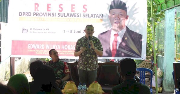 Reses, Edward Horas Serap Aspirasi Warga Kecamatan Makassar