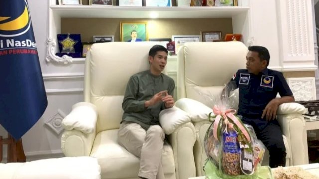 Wakil Ketua DPRD Sulsel, Syaharuddin Alrif menerima Konsuler Kedutaan Besar Singapura Mr Aaron di Rumah Jabatan Wakil Ketua DPRD Sulsel, Jalan Haji Bau, Kota Makassar. (Foto: Istimewa)