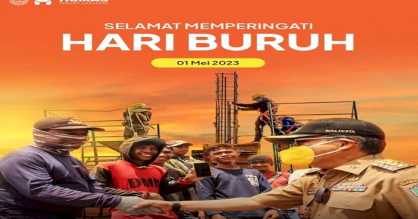 Wali Kota Parepare Taufan Pawe Ucapkan Selamat Hari Buruh Internasional