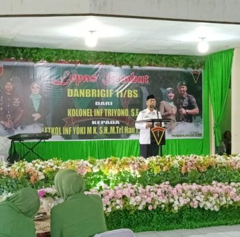 Wawali Pangerang Rahim Hadiri Lepas Sambut Komandan Brigif 11/BS