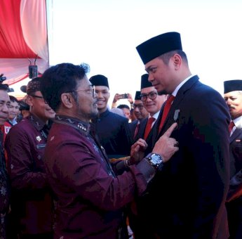 Bupati Gowa Terima Kehormatan Satyalancana Wira Karya, Persembahkan ke Seluruh Petani