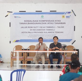 Ketersediaan Listrik Semakin Maksimal, Masyarakat Dukung Kehadiran SUTT 150kV Taweli &ndash; Talise
