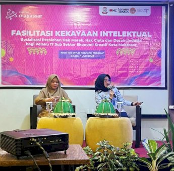 Kanwil Kemenkumham Sulsel Bersama Pemkot Makassar Dorong Pelaku Ekonomi Kreatif Dapat Perlindungan KI