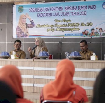 Indah Putri Indriani Minta Bunda PAUD Ciptakan Lingkungan Sekolah Menyenangkan