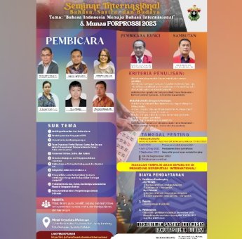 FIB Unhas Gelar Seminar Internasional Bahasa, Sastra dan Budaya