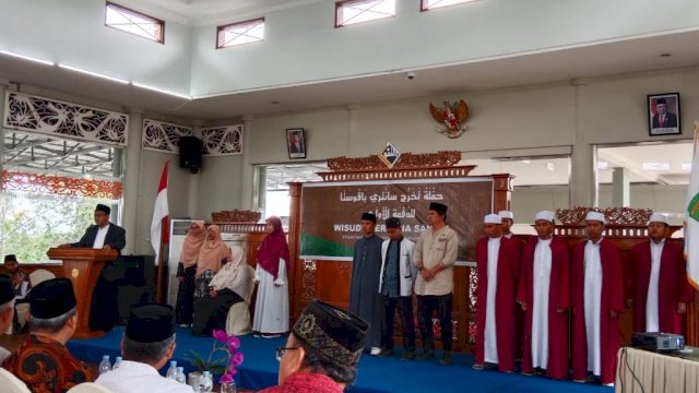 Acara wisuda santri Ponpes Al-Quran Sangatta Taqwa atau Paqusatta, Minggu (01/07/2023). (Istimewa)