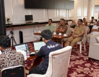 Pj Sekda Sulsel Hadiri Rakor Pengendalian Inflasi 2023