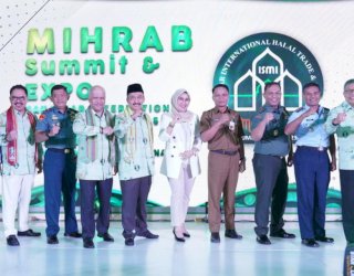 Pj Sekda Sulsel Buka Mihrab Summit dan Expo ISMI 2023
