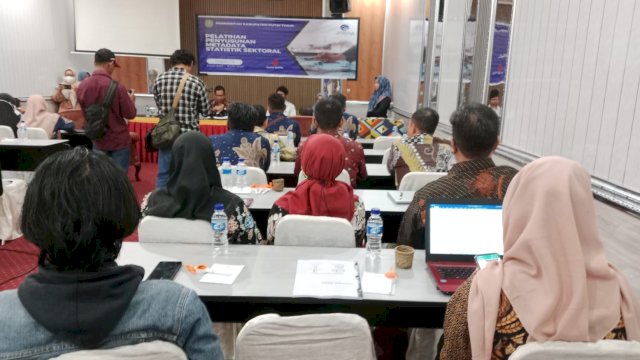 Pelatihan penyusunan Metadata Statistik Sektoral Pemerintahan Pemerintah Kabupaten Kutai Timur, Kamis (06/07/2023). (Istimewa)