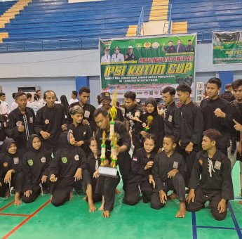 Raih 9 Emas, PSHT Juara Umum Kejurkab IPSI Kutim Cup 2023