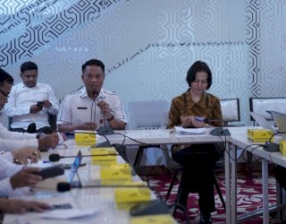 Pj Sekda Sulsel dan KPK Rapat Koordinasi Bahas Optimalisasi Aset Daerah