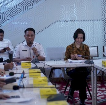 Pj Sekda Sulsel dan KPK Rapat Koordinasi Bahas Optimalisasi Aset Daerah