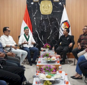 Audiensi Badko HMI Sulselbar Bersama KPU Sulsel, Komitmen Jaga Pesta Demokrasi 2024