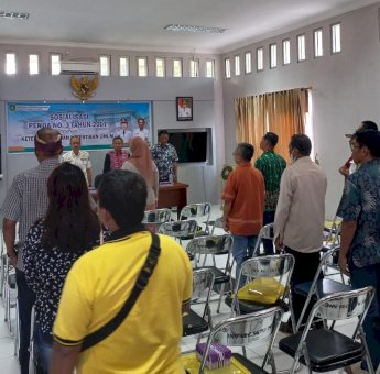 Kades Hingga Ketua RT di Sangatta Utara Ikuti Sosperda Ketentraman dan Ketertiban Umum