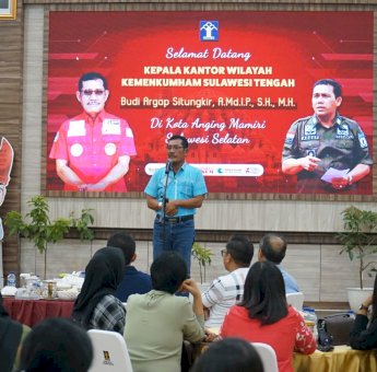 Liberti Sitinjak Sambut Langsung Kunjungan Kanwil Kemenkumham Sulteng, Dorong Penguatan Kerjasama