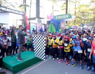 500 Pelari di Sulsel Nikmati Pesona dan Kesejukan Alam Malino