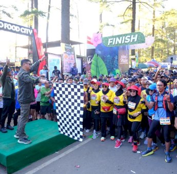 500 Pelari di Sulsel Nikmati Pesona dan Kesejukan Alam Malino