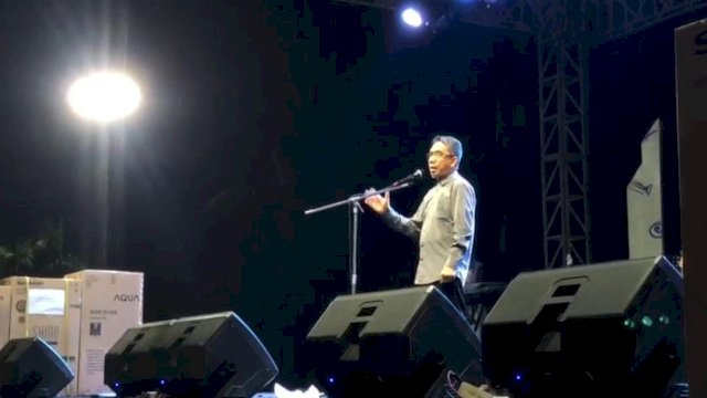 Bupati Kutim Ardiansyah Sulaiman, memberikan sambutan saat menutup Perayaan Ke- 76 tahun Harkopnas 2023, Sabtu (15/07/2023). (Istimewa)