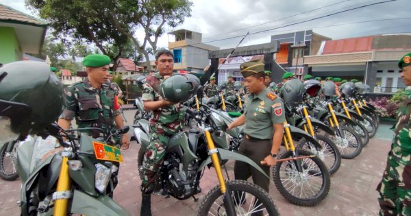 Tunjang Tugas Babinsa, Dandim Selayar Serahkan 40 Unit Motor Dari Menhan