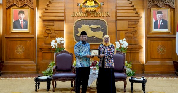 Gubernur Sulsel Temui Gubernur Jatim, Perkuat Kerjasama Berbagai Bidang