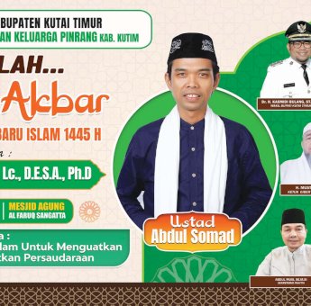 Didukung Bupati Ardiansyah, Kerukunan Keluarga Pinrang Kutim Bakal Hadirkan UAS di Masjid Agung Al-Faruq